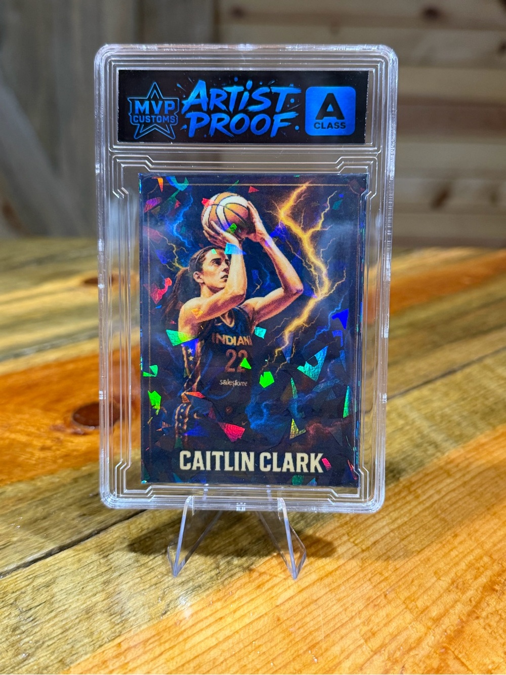 Caitlin Clark Indiana Fever Custom Basketball Trading Card Slab